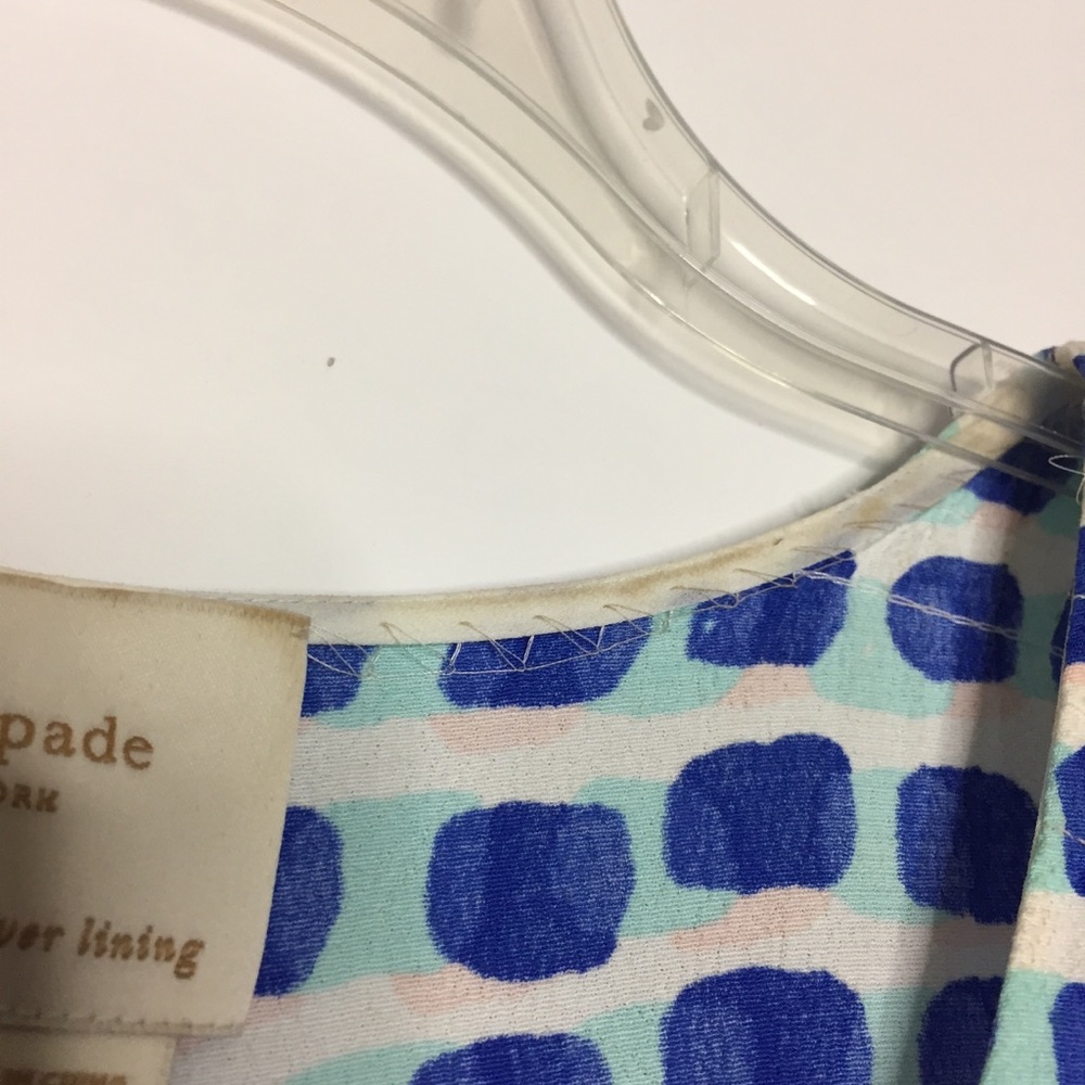 Kate Spade New York Island Stamp Tie Back Dress M - Picture 9 of 12